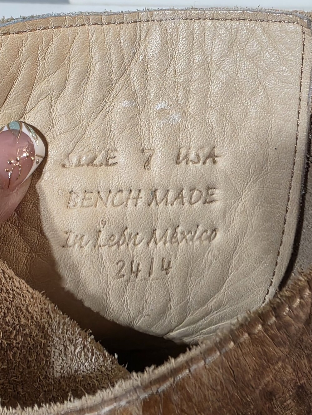 BED STU MANCHESTER TALL LEATHER LACE UP RIDING BOOTS TAN RUSTIC WESTERN SZ 7 - Picture 14 of 15